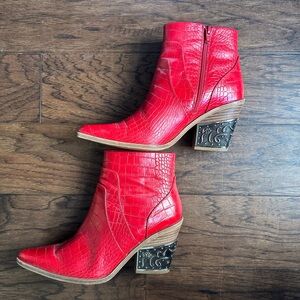 Gianni Bini Red Boots